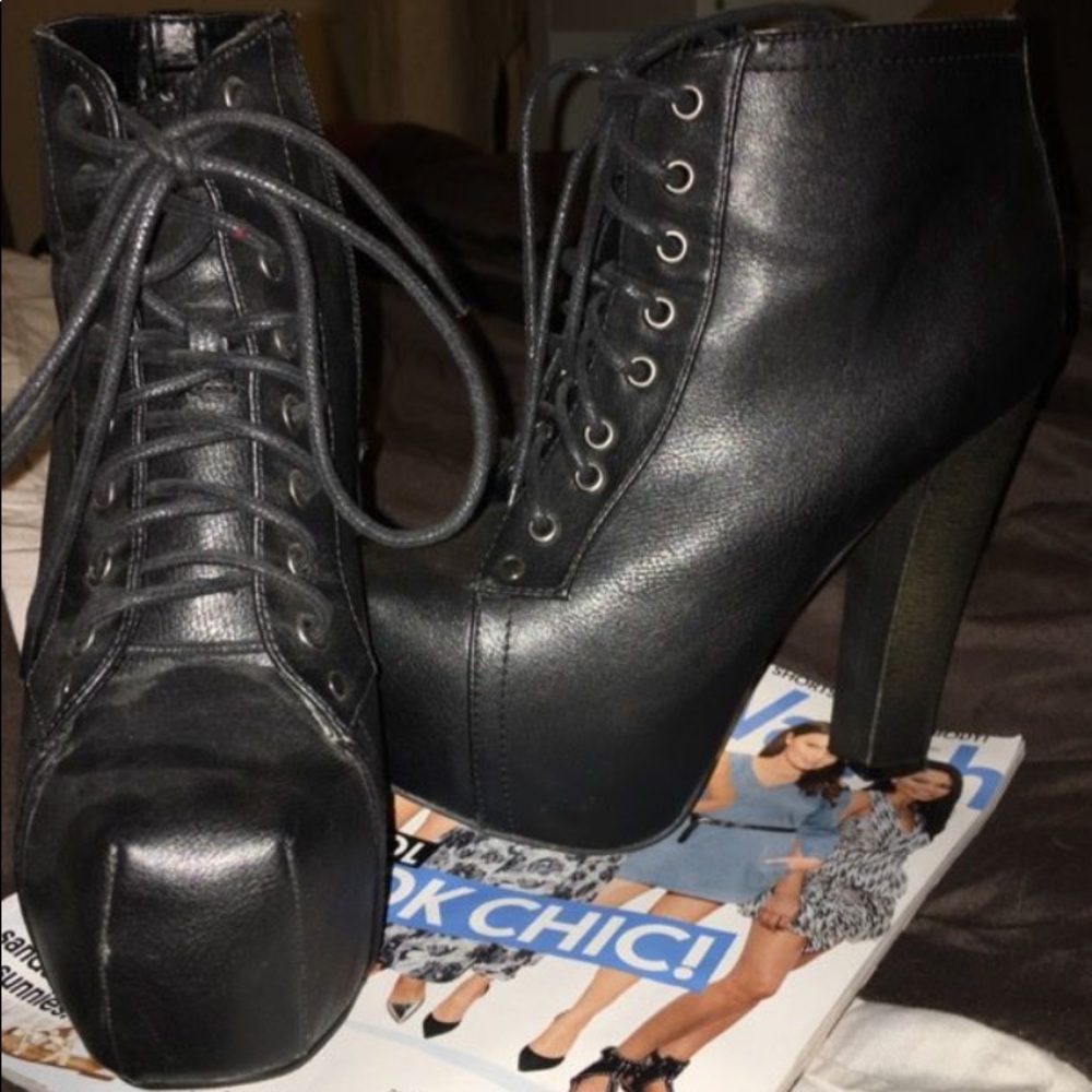 Black booties